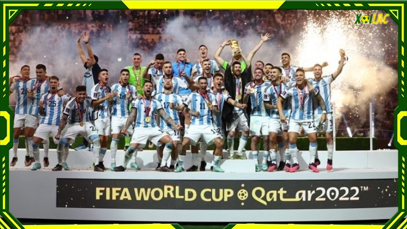 Argentina lên ngôi vô địch World Cup lần thứ 3 Argentina lên ngôi vô địch World Cup lần thứ 3