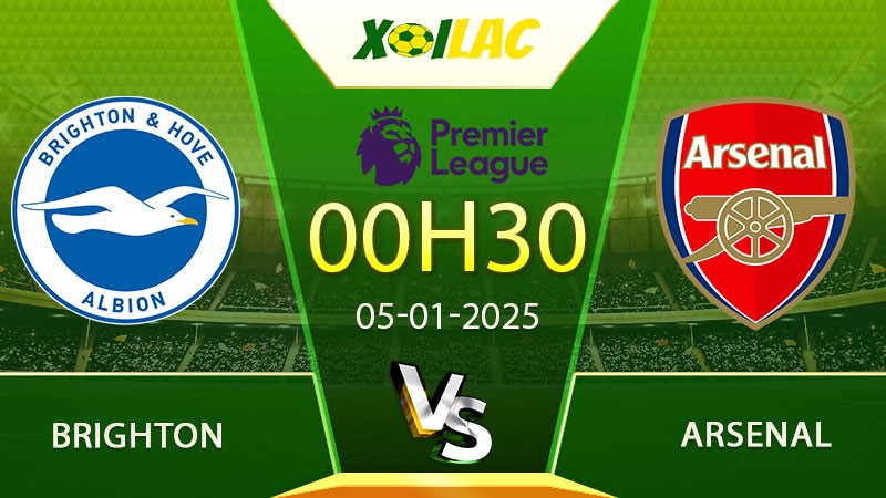 Soi kèo Brighton vs Arsenal